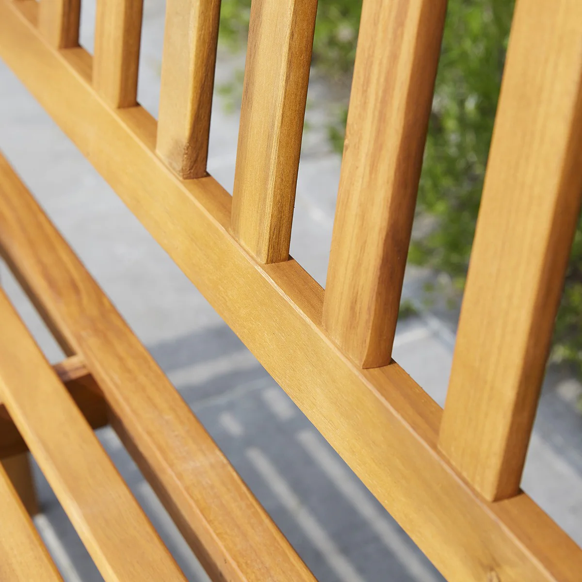 Banc de jardin en acacia massif - Image 6