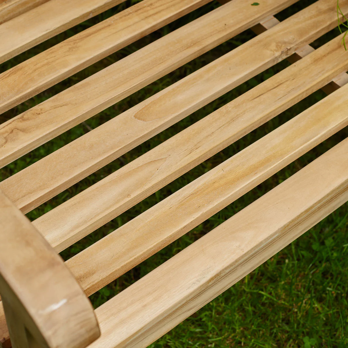 Banc de jardin en teck massif - Image 4
