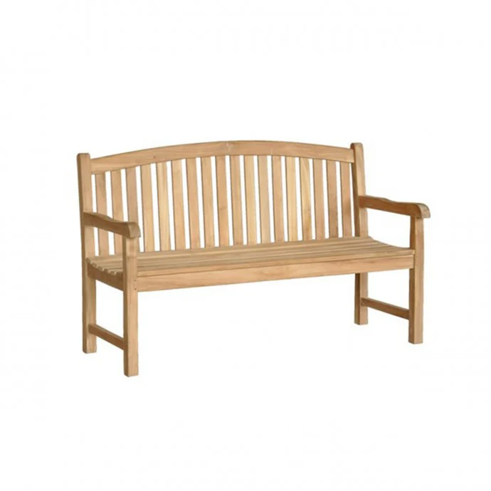Banc de jardin en teck massif - Image 2