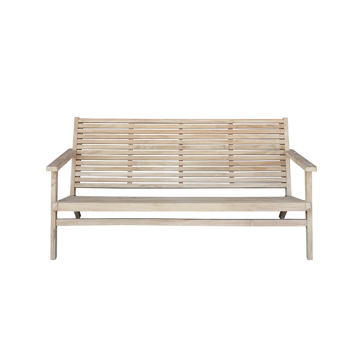 Banc en teck massif 160 cm - Image 2