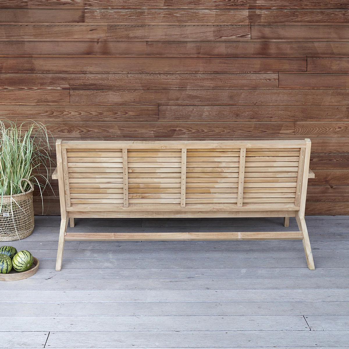 Banc en teck massif 160 cm - Image 7