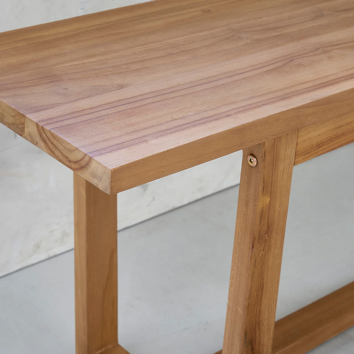 Banc en teck massif 160 cm - Image 3