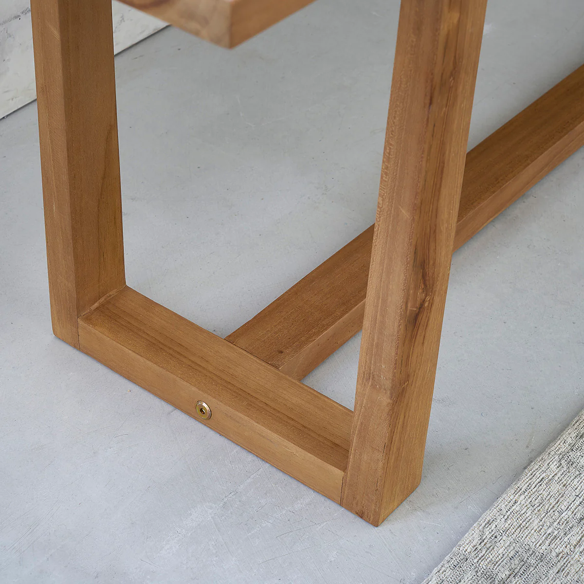 Banc en teck massif 160 cm - Image 4