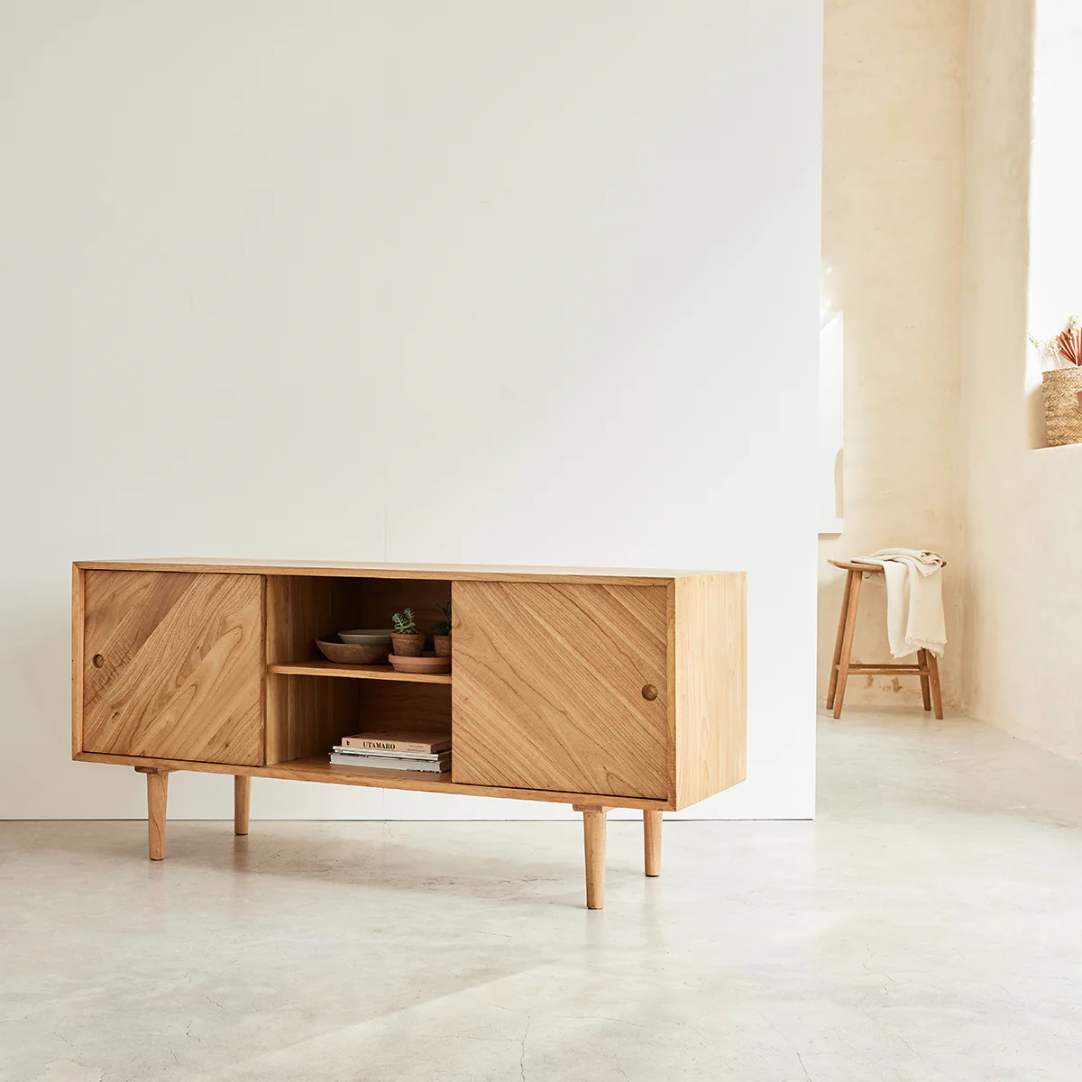 Buffet en mindi massif 160 cm - Image 4