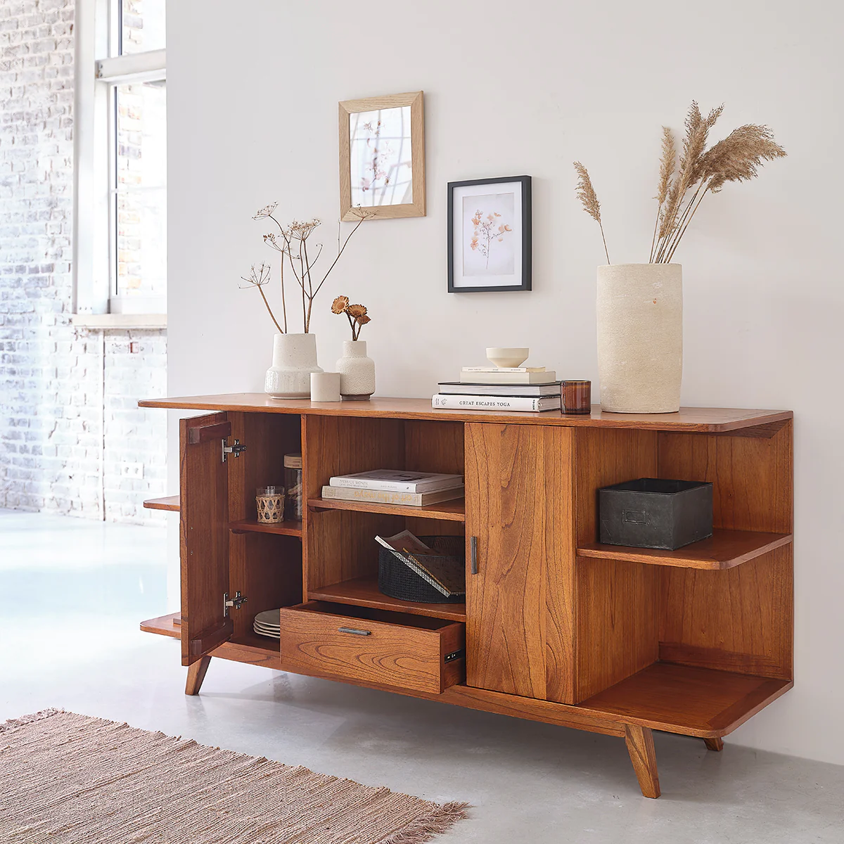 Buffet en mindi massif 180 cm - Image 4