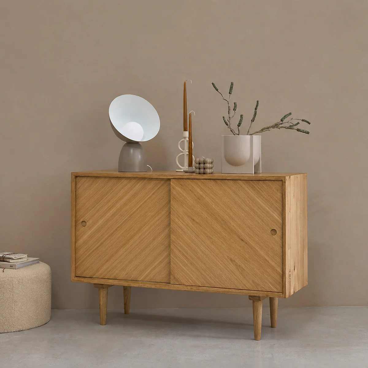 Buffet en mindi massif 120 cm - Image 3