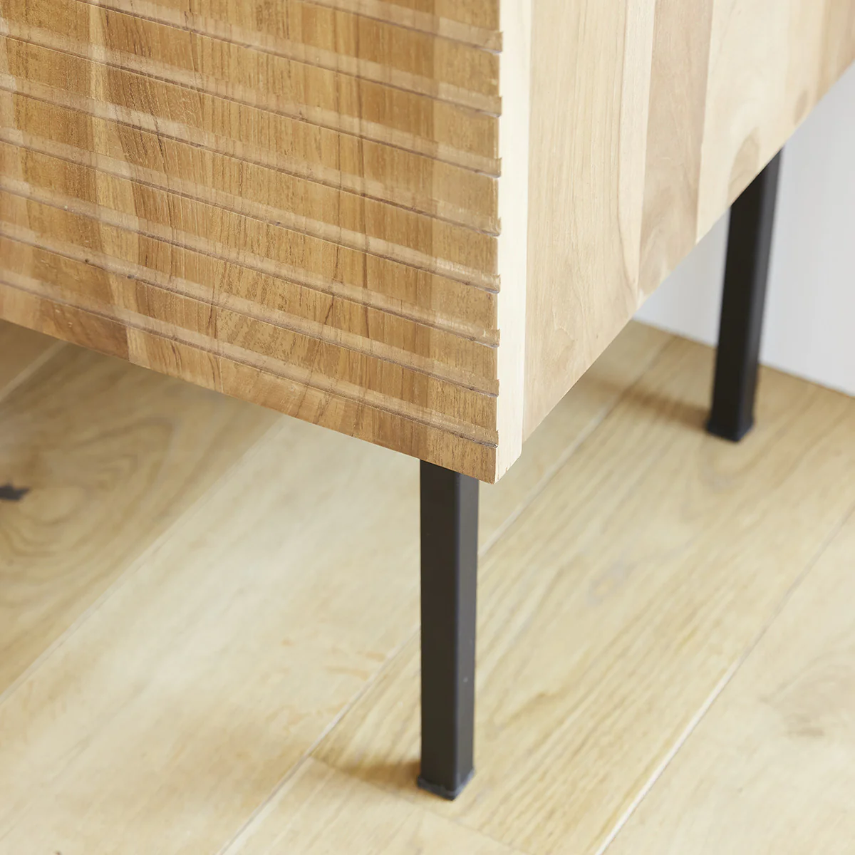 Buffet en teck massif 120 cm - Image 6