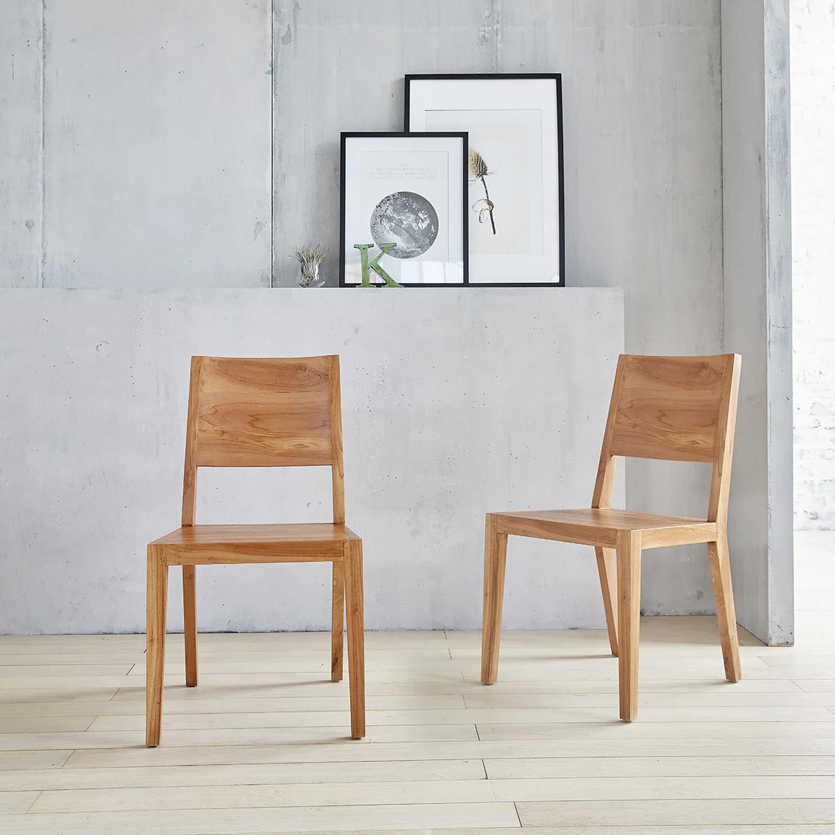 Chaise en teck massif - Image 4