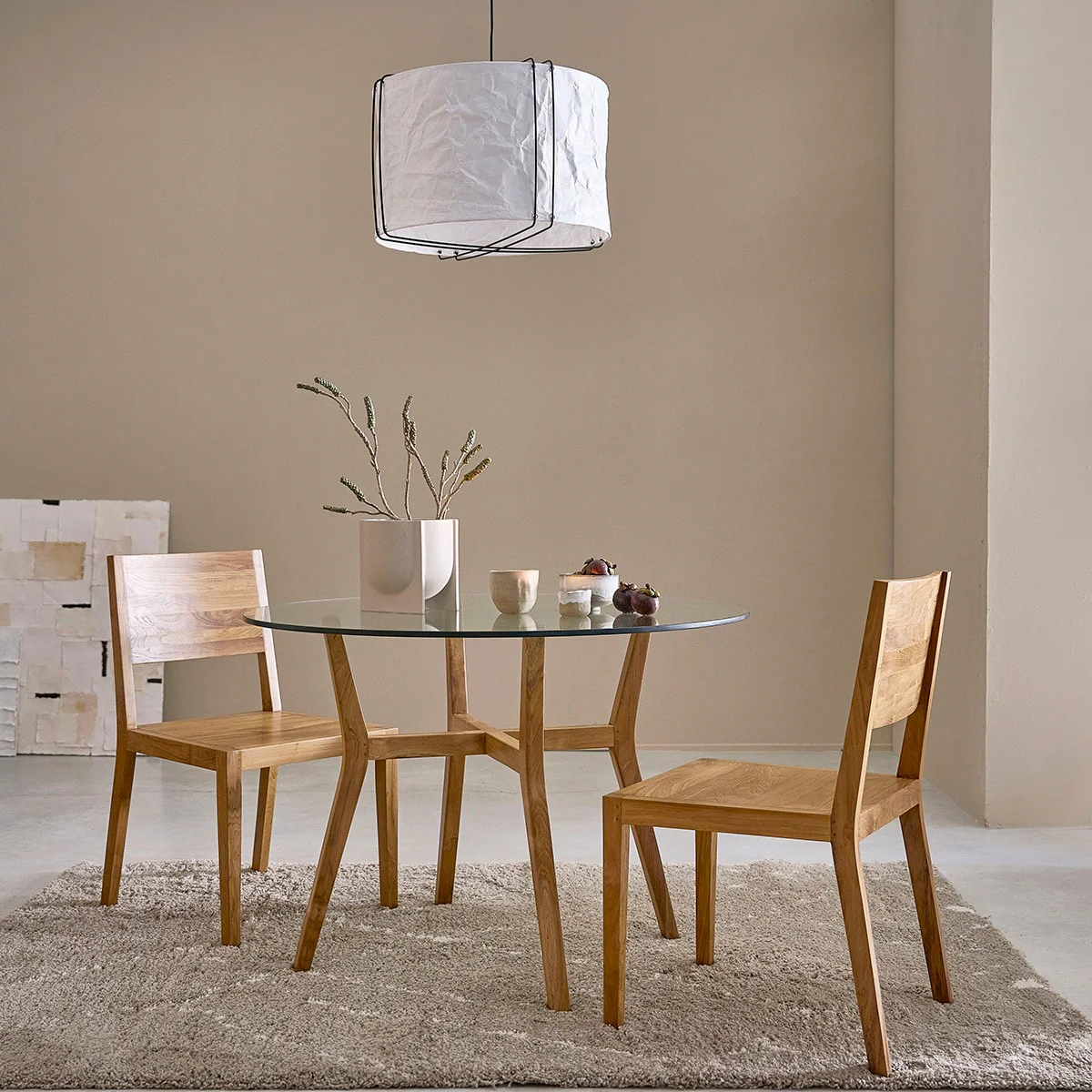 Chaise en teck massif - Image 6