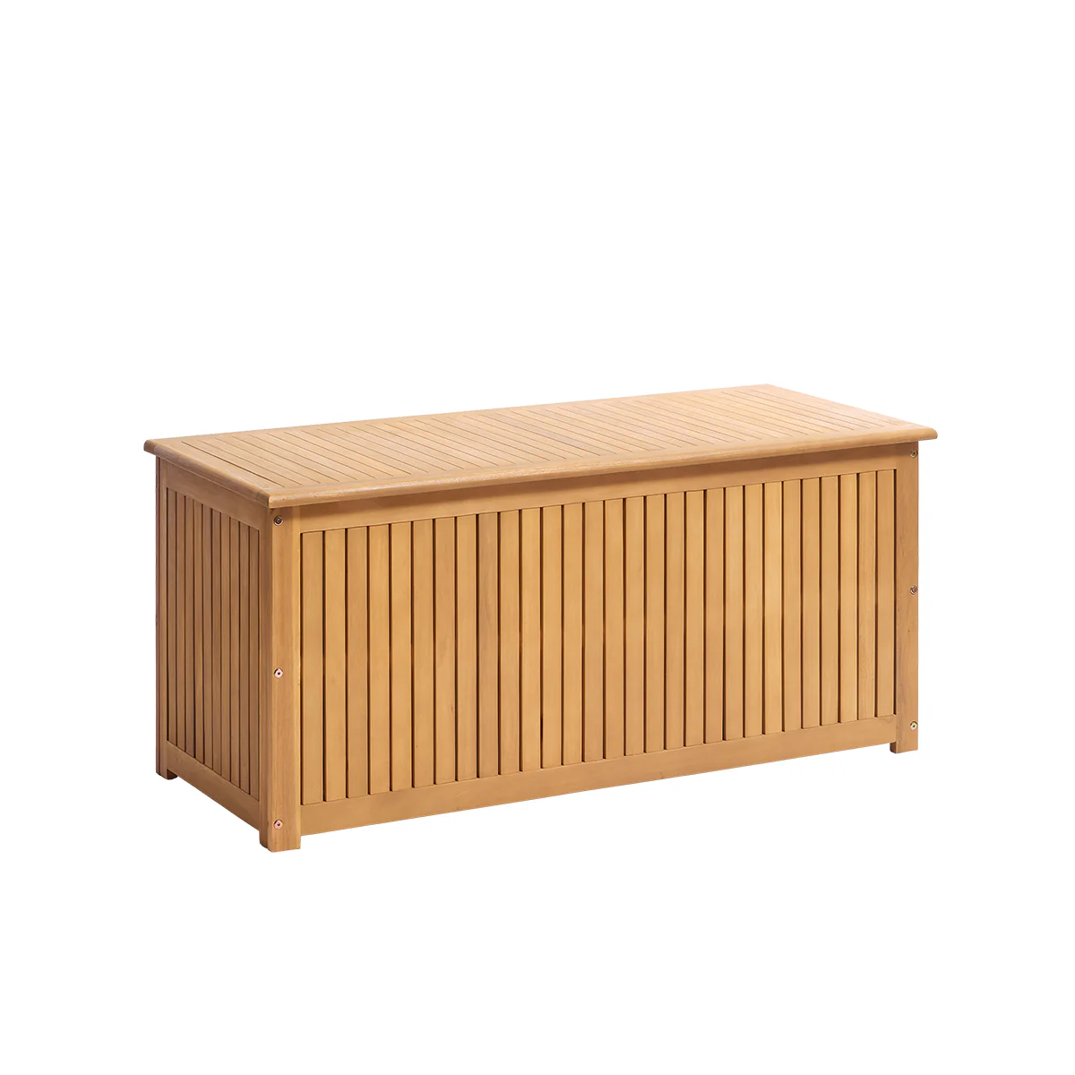 Coffre de rangement jardin en acacia massif huilé - Image 2