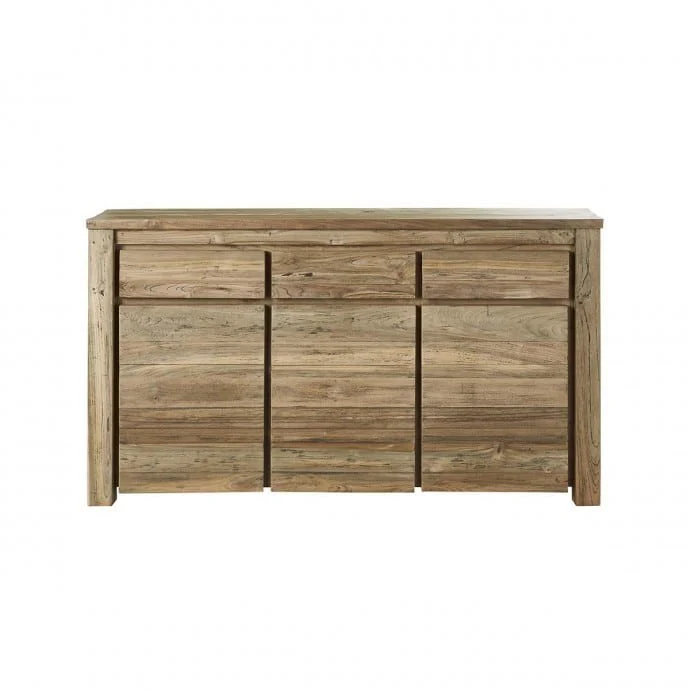 Commode en teck massif recyclé 160 cm - Image 2