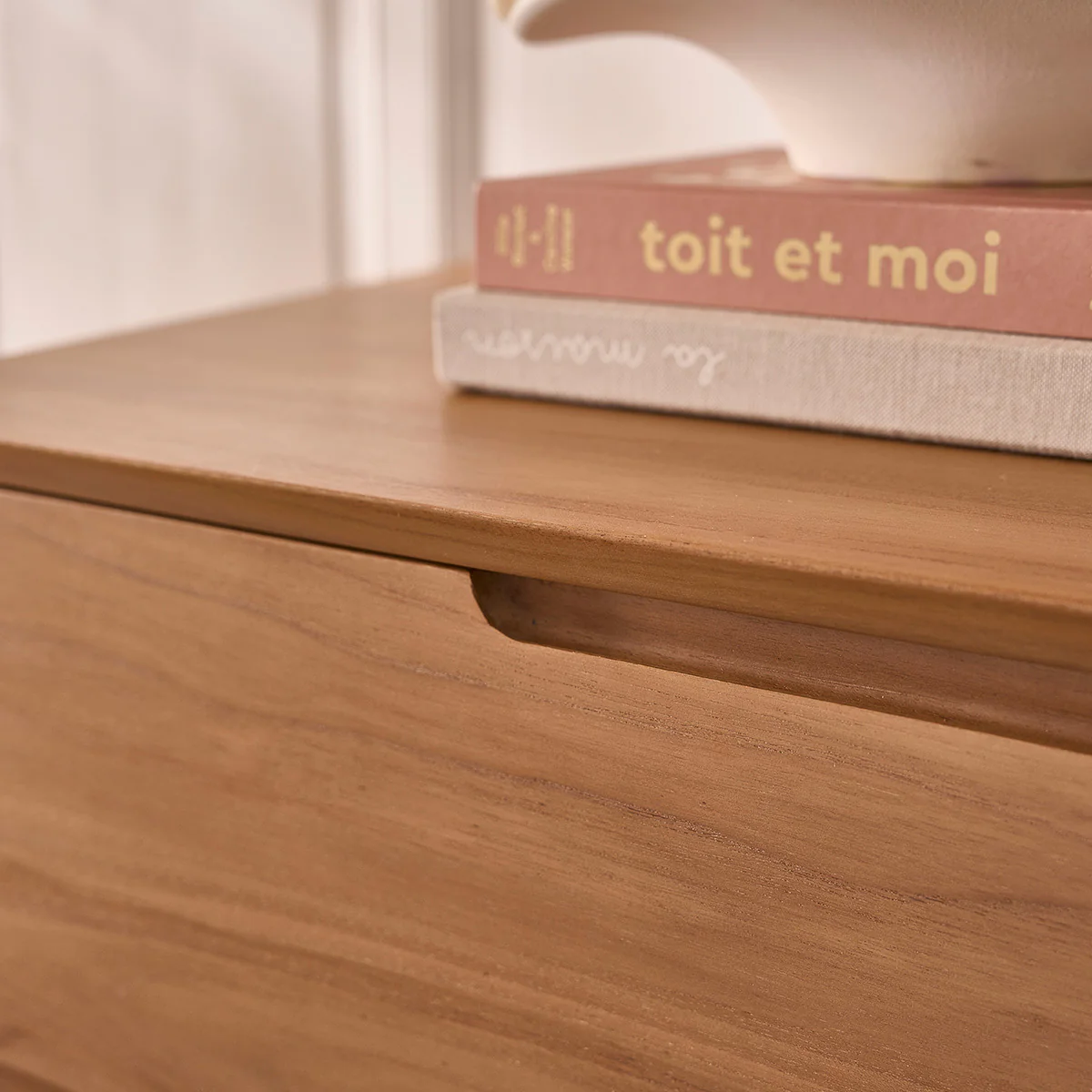 Commode en teck massif 110 cm - Image 5