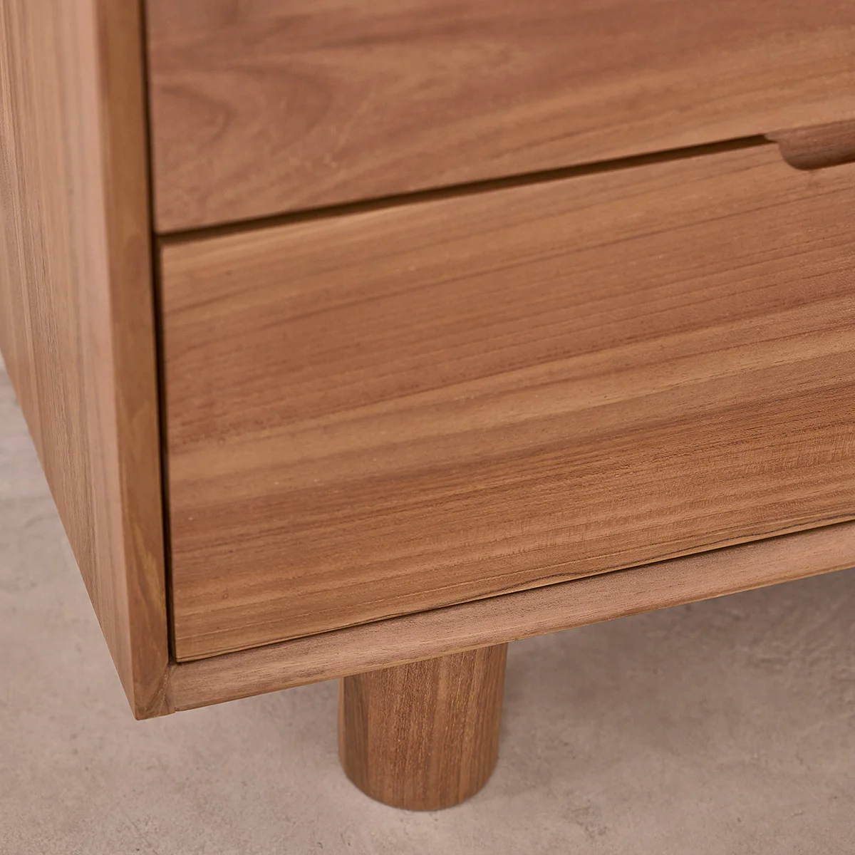 Commode en teck massif 110 cm - Image 7