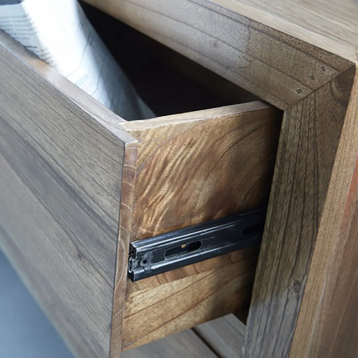 Commode en mindi massif 200 cm - Image 3