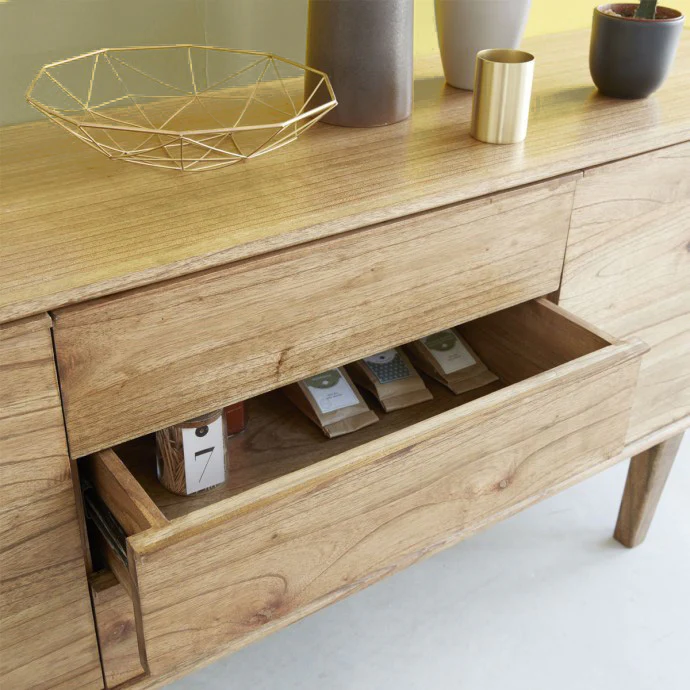 Commode en mindi massif 180 cm - Image 3