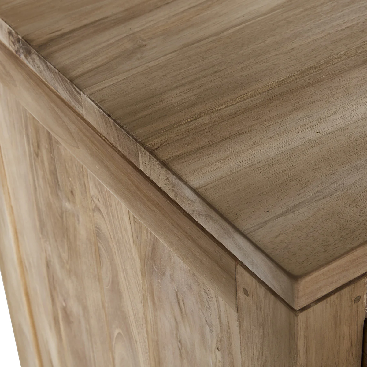 Commode en teck massif 120 cm - Image 4