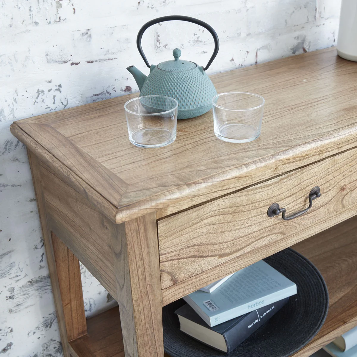 Console en mindi massif 120 cm - Image 3