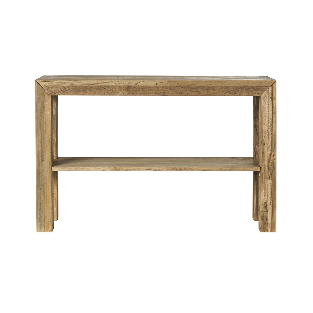 Console en teck massif recyclé 120 cm - Image 2
