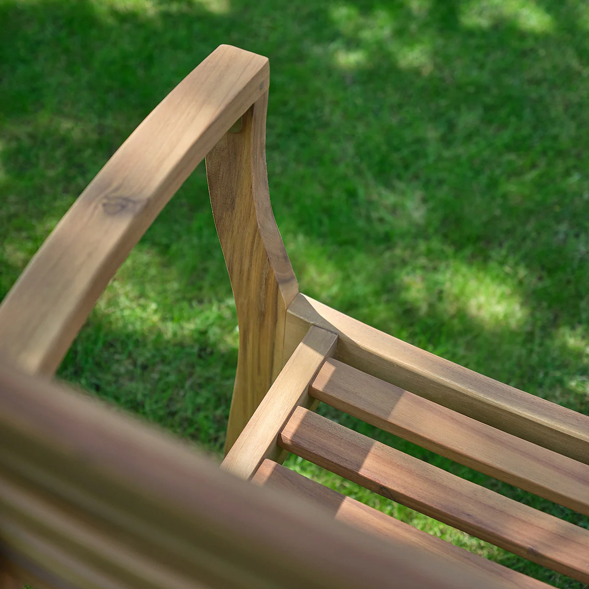 Fauteuil de jardin en acacia massif huilé (lot de 4) - Image 7