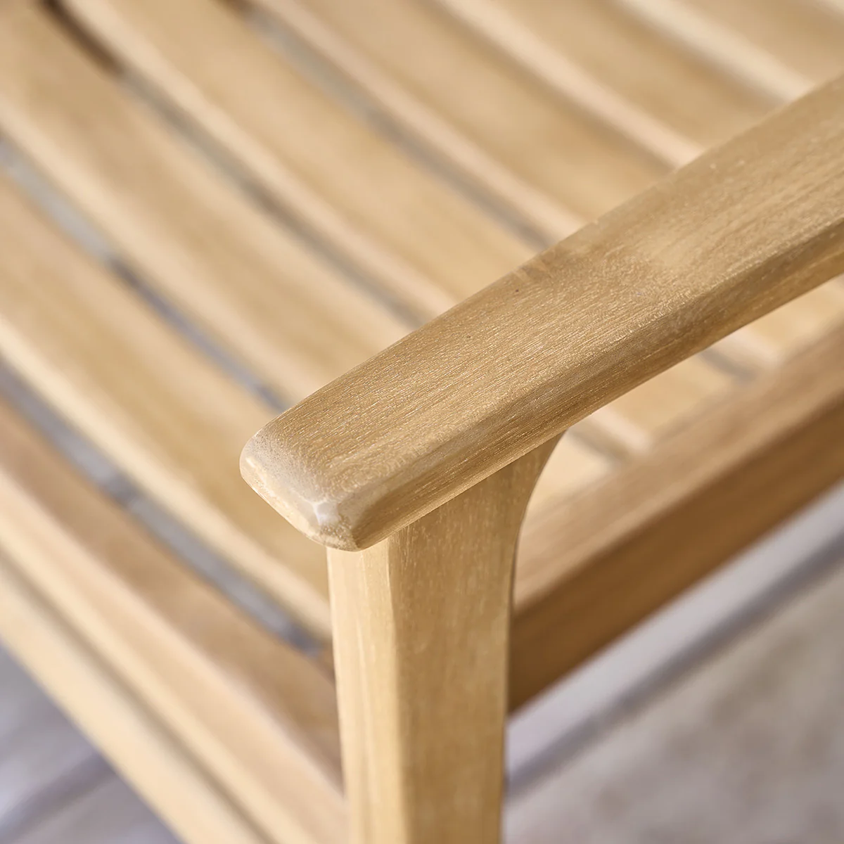 Fauteuil de jardin en teck massif - Image 4