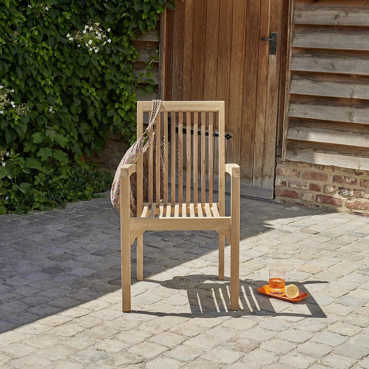 Fauteuil de jardin en teck massif - Image 3