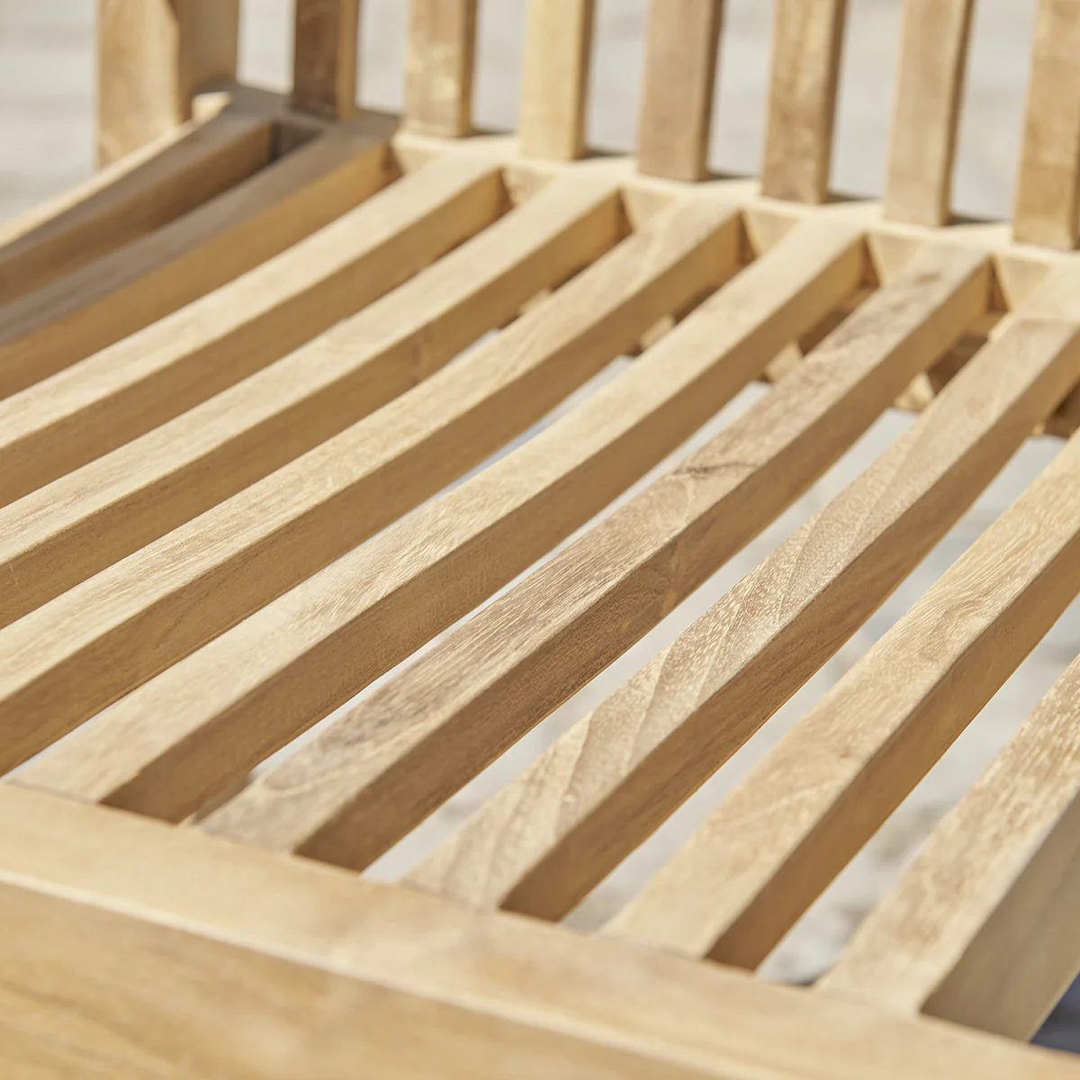 Fauteuil de jardin en teck massif - Image 4