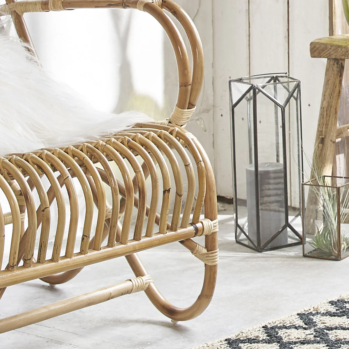 Lot de 2 fauteuils en rotin - Image 5