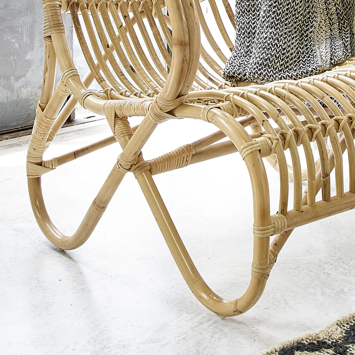 Lot de 2 fauteuils en rotin - Image 3