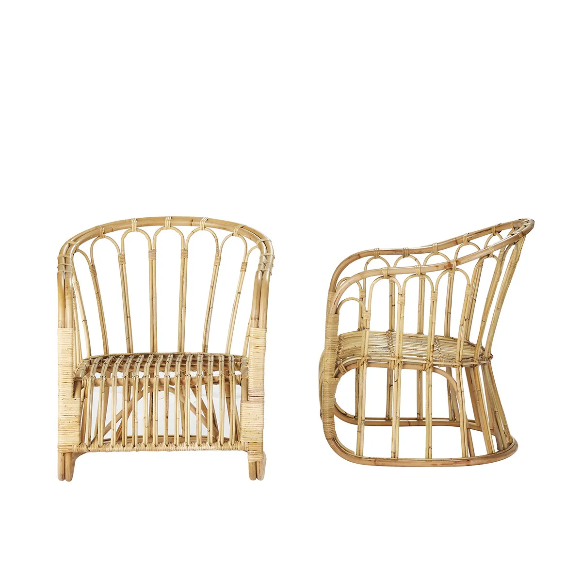 Lot de 2 fauteuils rotin confort - Image 2