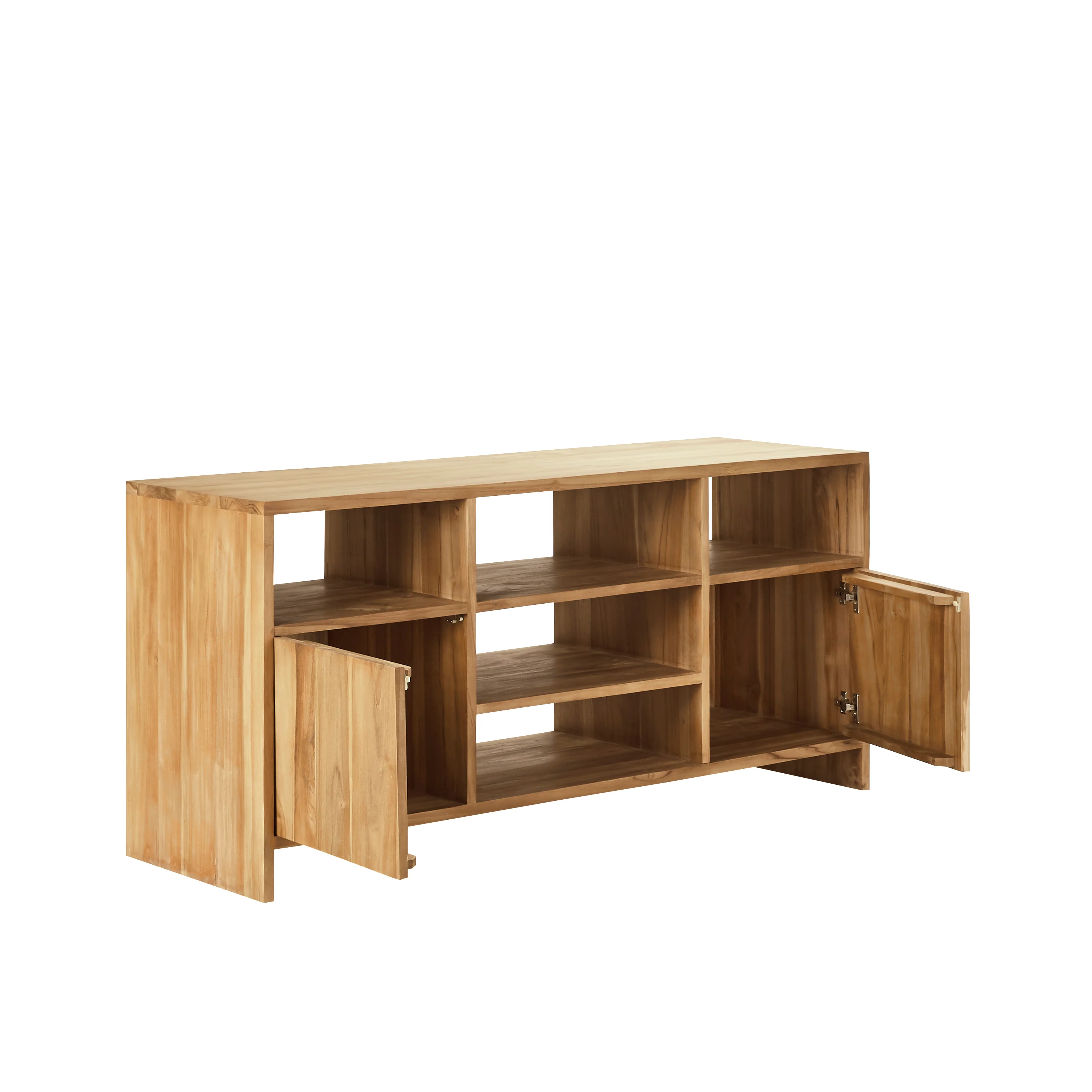 Meuble sous vasque en teck massif 160 cm - Image 3