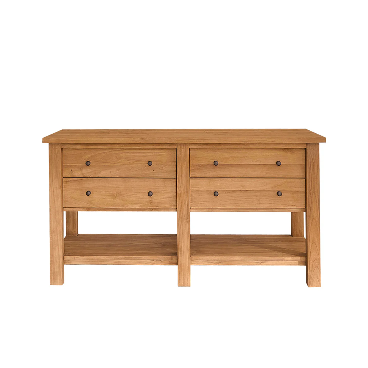 Meuble de salle de bain en teck massif 150 cm - Image 2