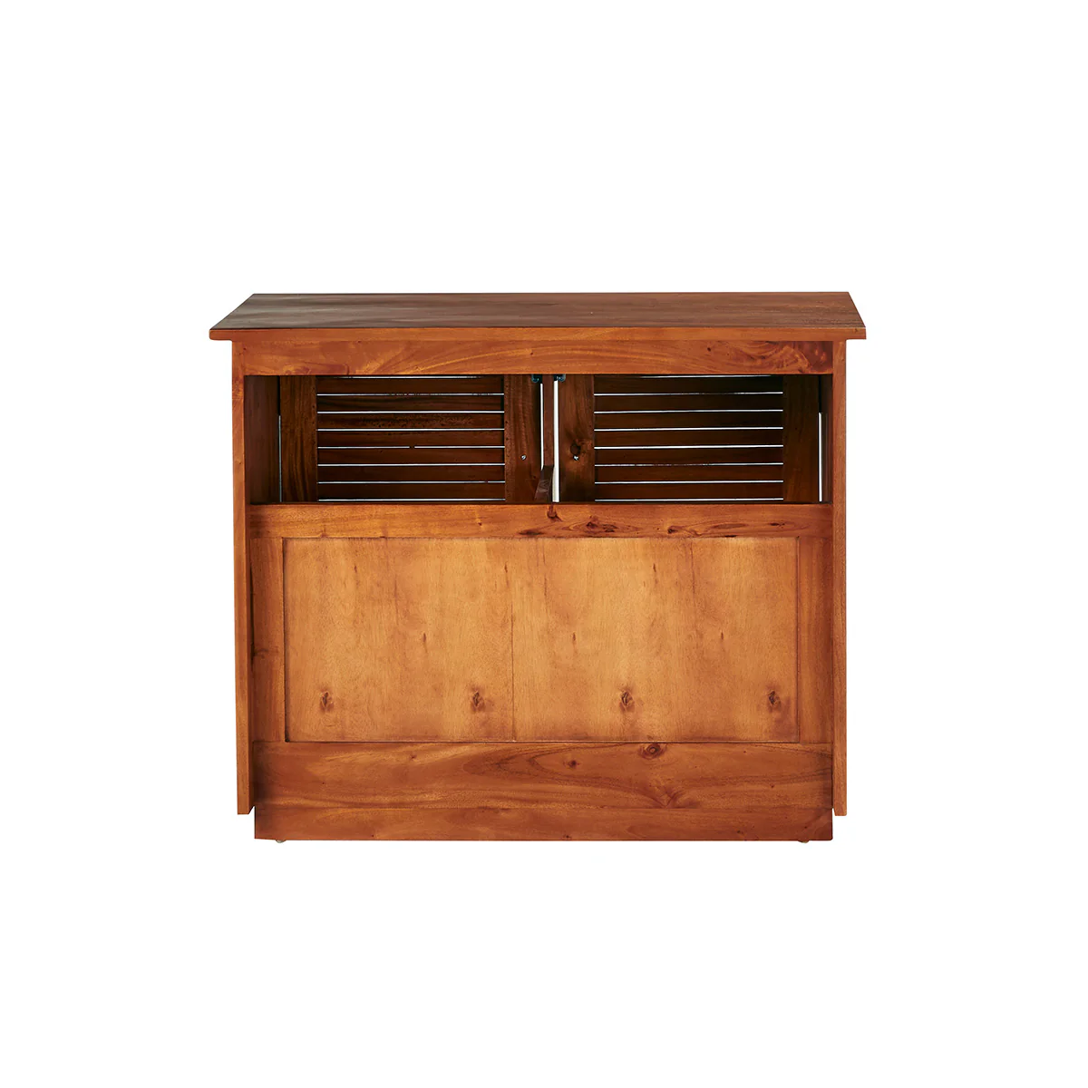 Meuble sous vasque en acajou massif 97 cm - Image 6