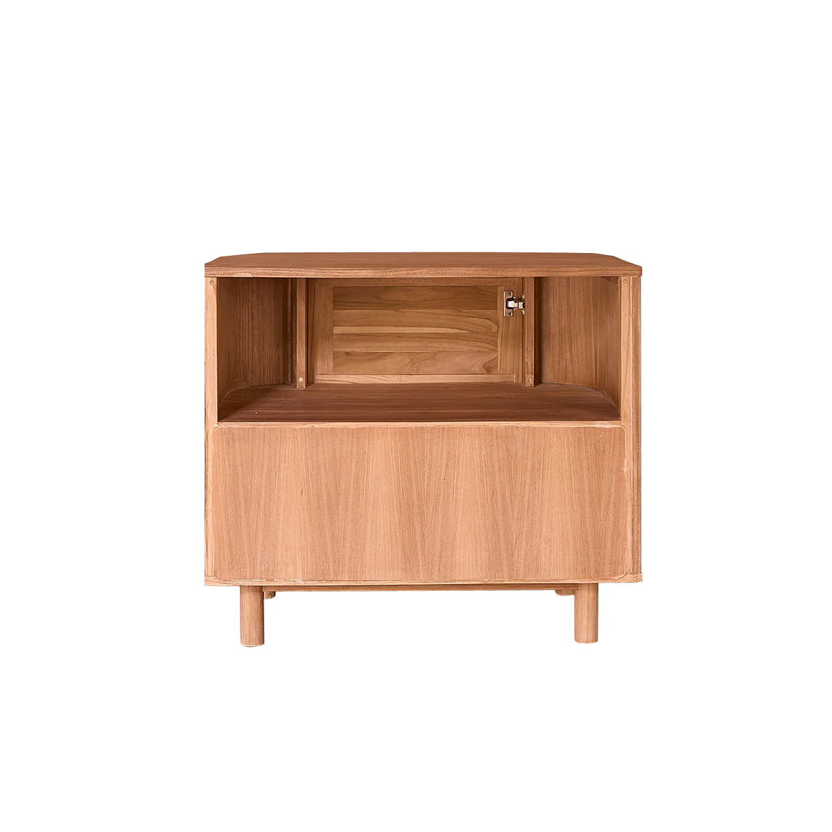 Meuble sous vasque en teck massif 90 cm - Image 8