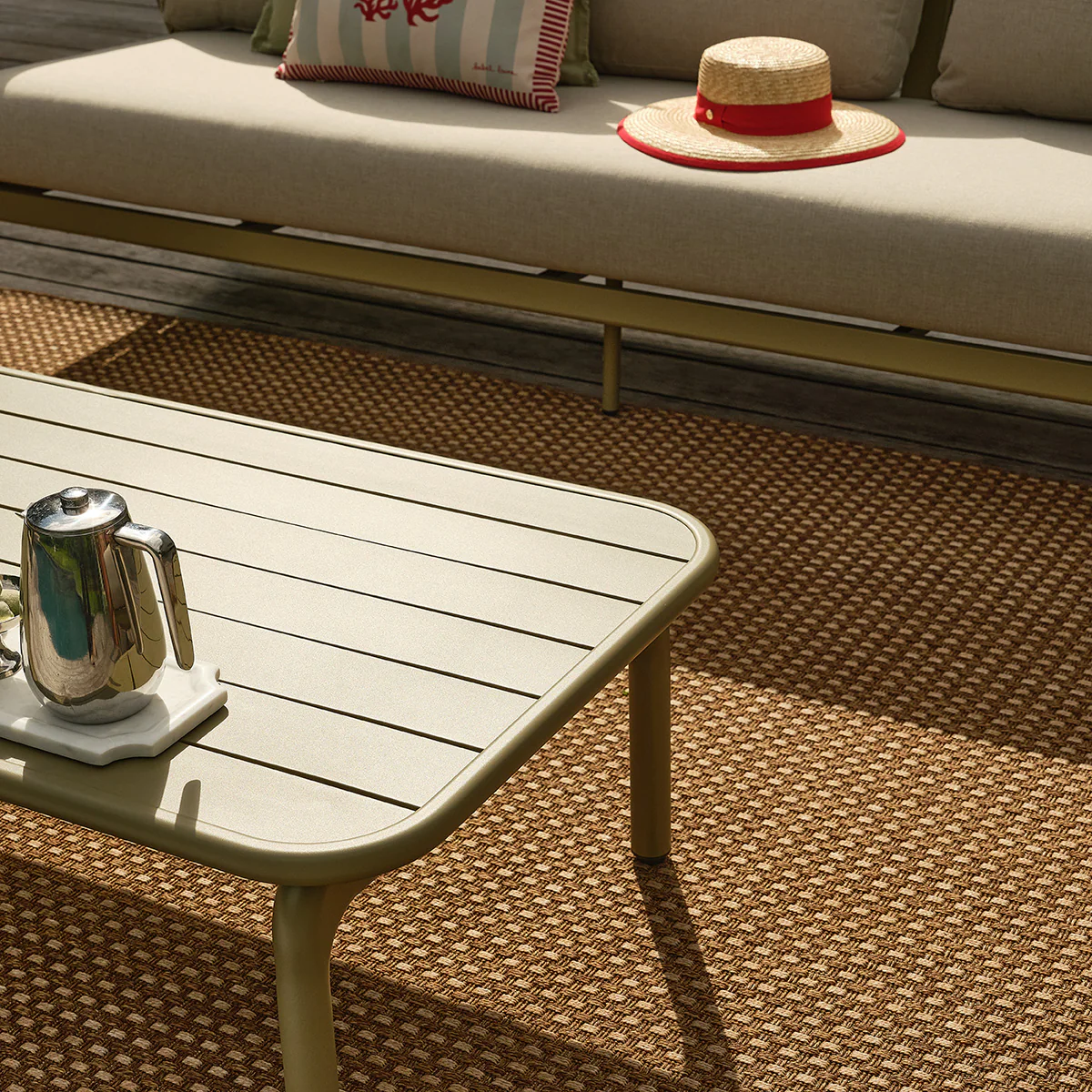 Salon de jardin bas en aluminium - Image 3