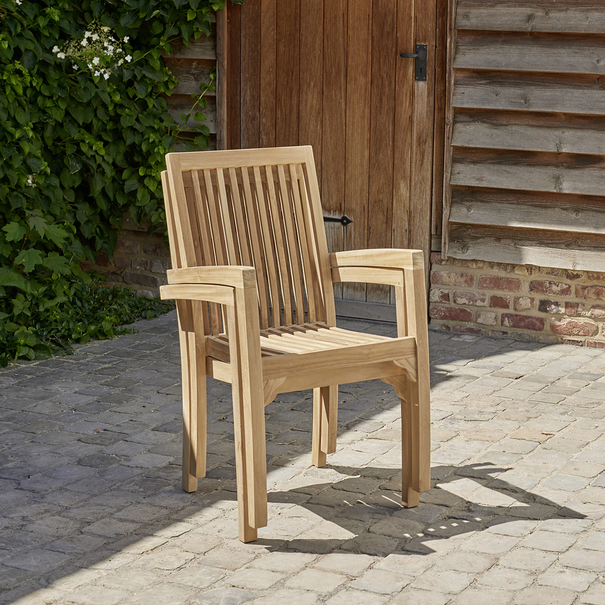 Salon de jardin en teck 8 places - Image 6