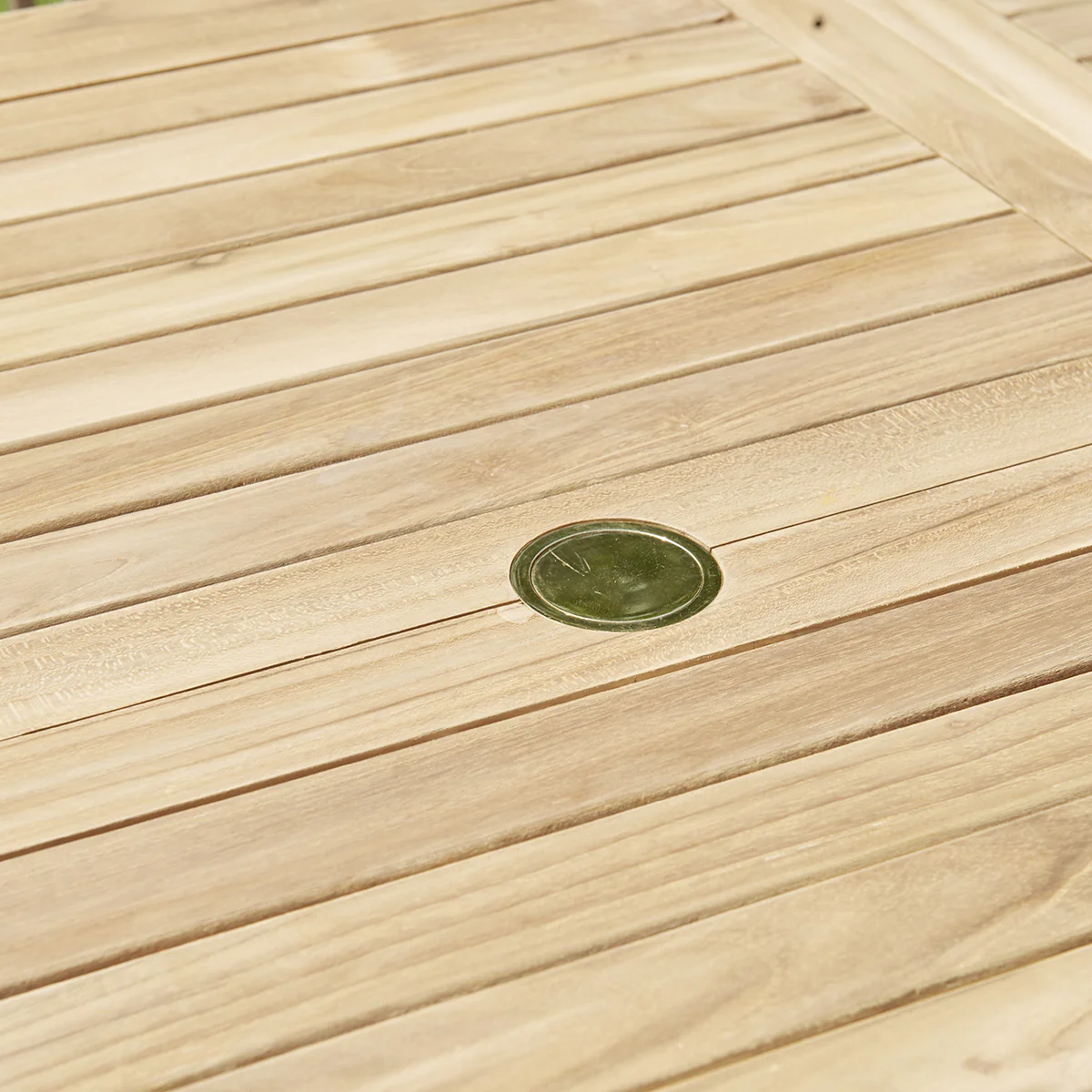 Salon de jardin en teck massif extensible 8/10 pers. - Image 5