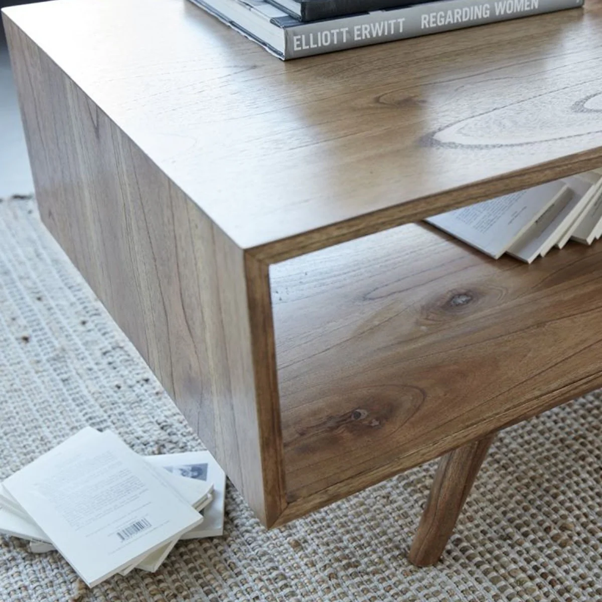 Table basse en mindi massif 120 cm - Image 3