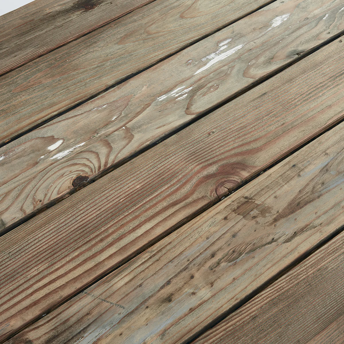 Table basse en bois recyclé massif 140 cm - Image 6