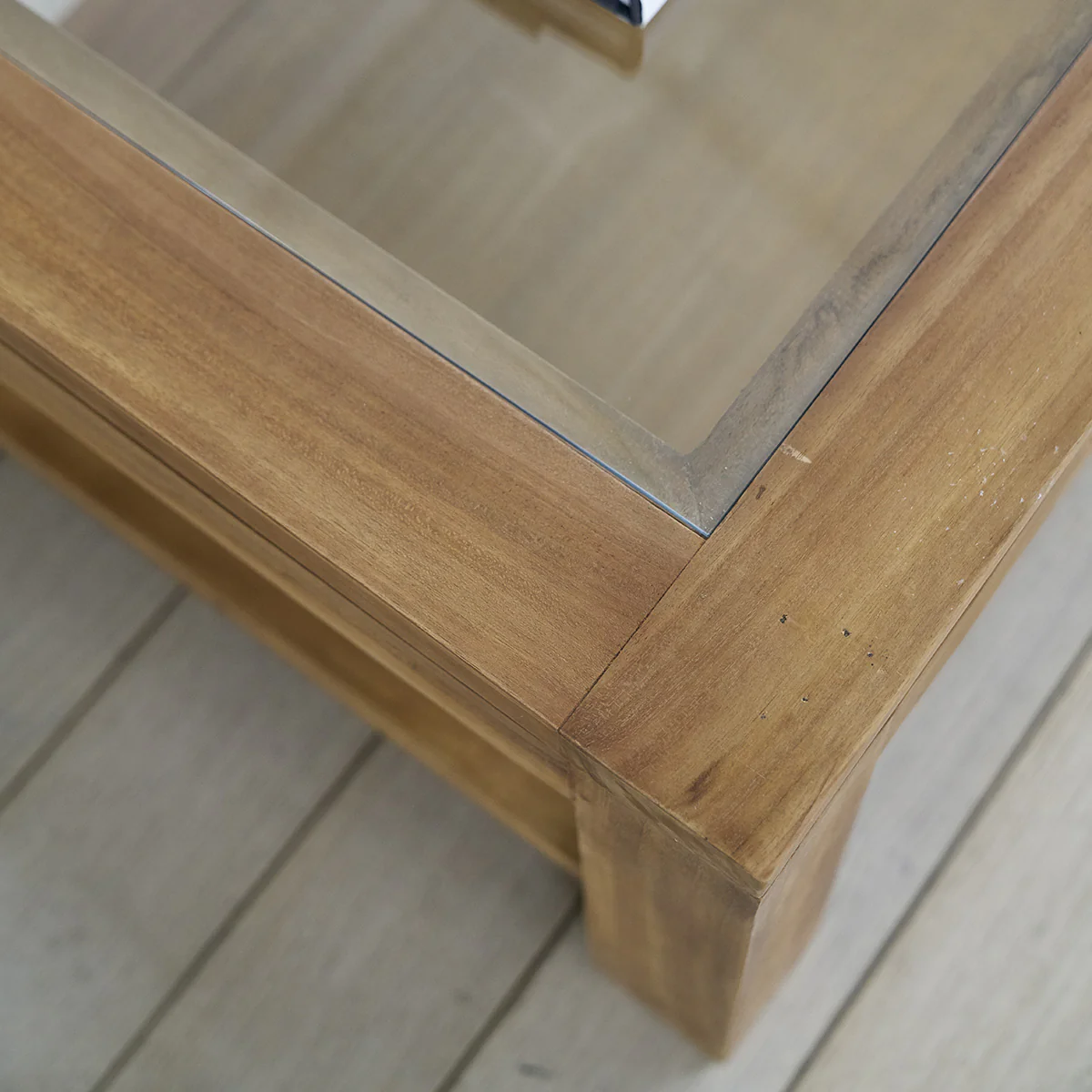 Table basse en teck massif 120 cm - Image 4
