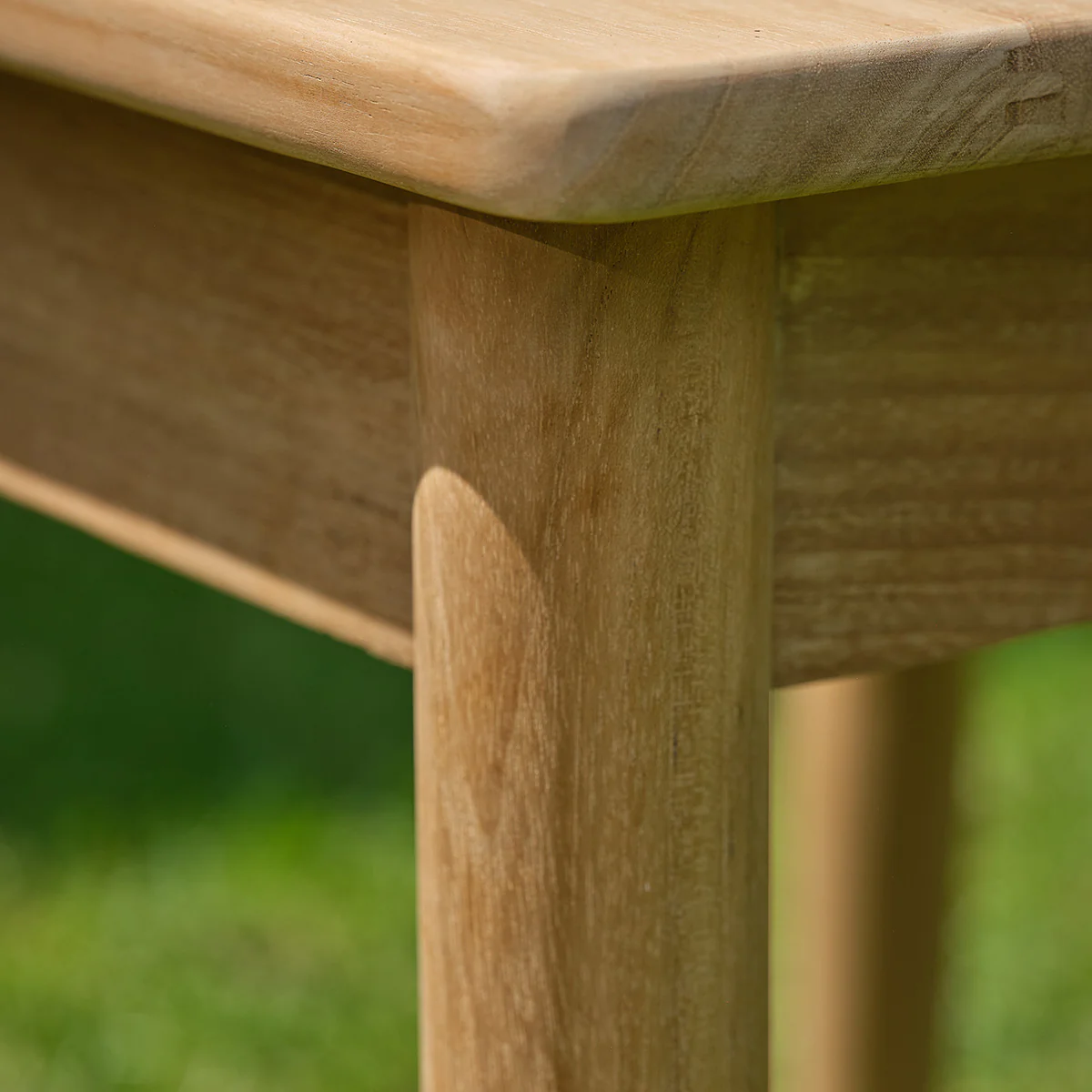 Table d'appoint de jardin en teck massif premium - Image 9