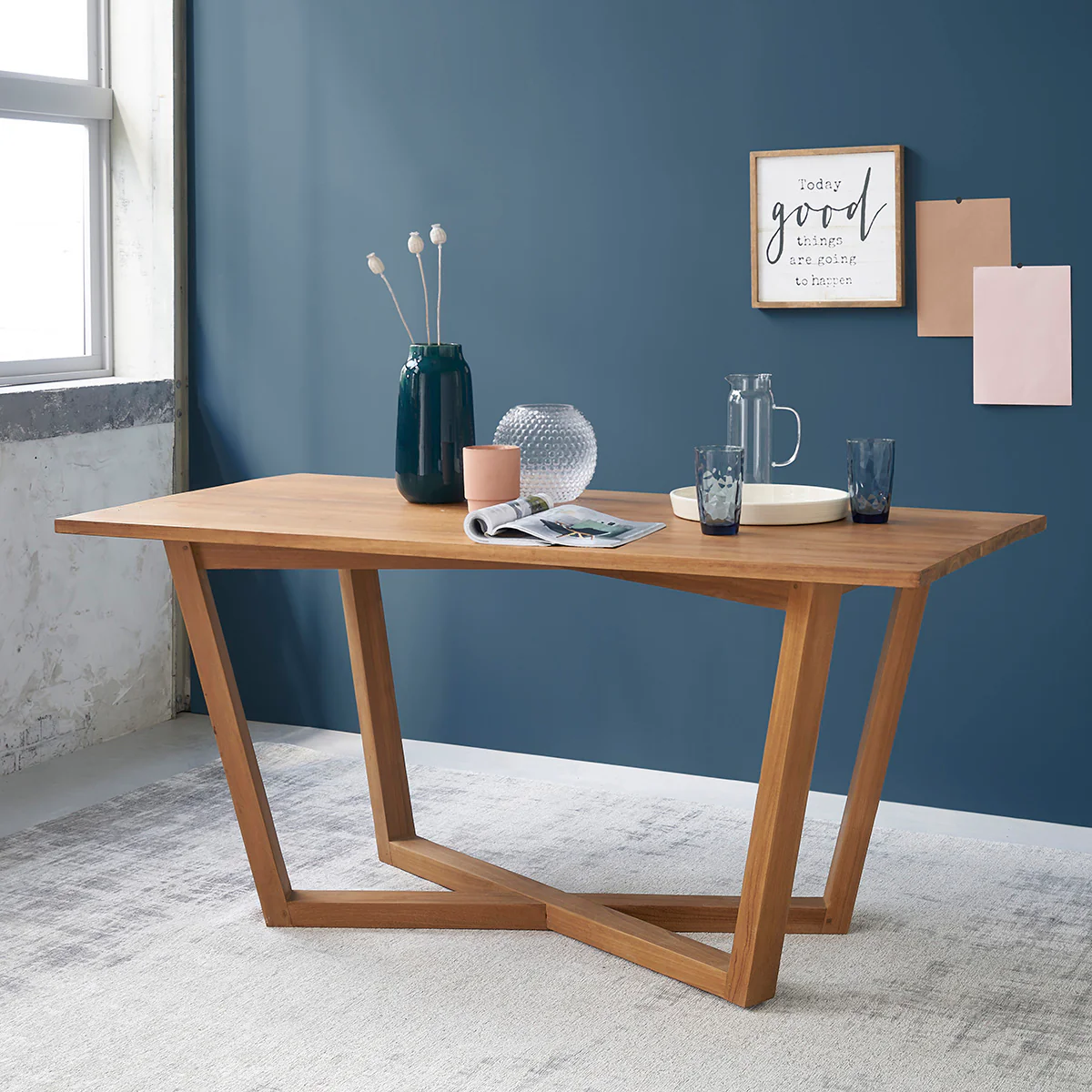 Table en teck massif 6 pers. - Image 3