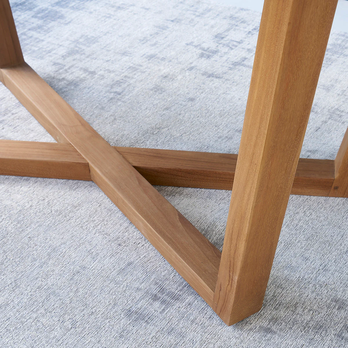 Table en teck massif 6 pers. - Image 6