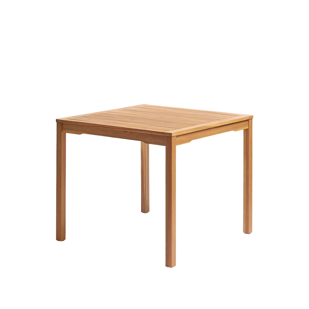 Table de jardin en acacia massif huilé 90 cm - Image 2