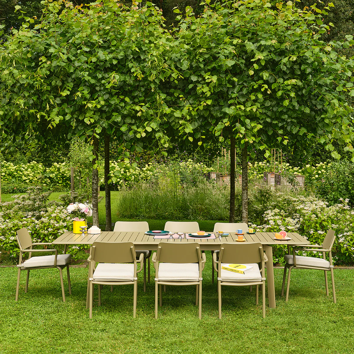 Table de jardin en aluminium extensible - Image 3