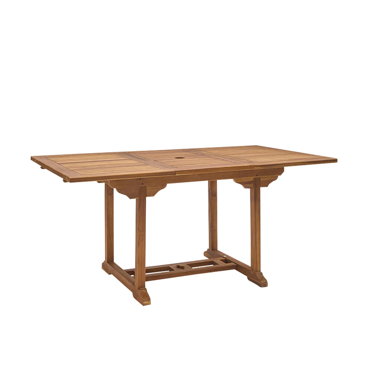 Table de jardin en teck huilé massif extensible 6/8 pers. - Image 2