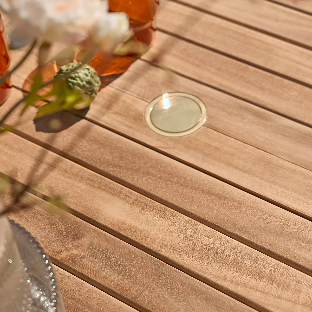 Table de jardin en teck massif extensible 8/10 pers. - Image 7