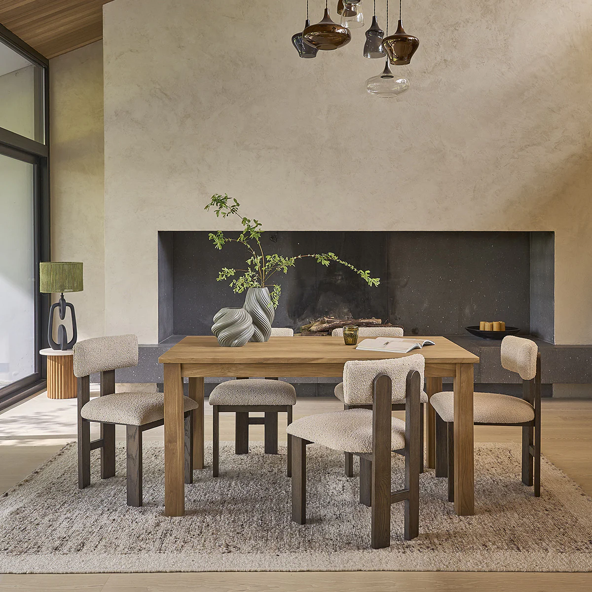 Table en teck massif 6 pers. - Image 6