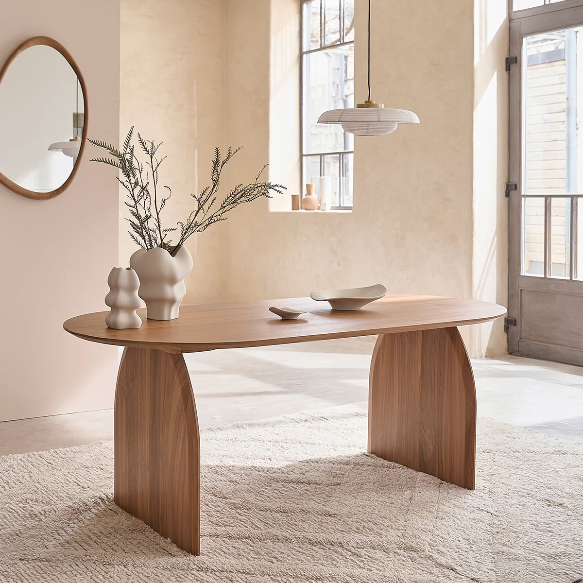 Table en teck massif 6/8 pers. - Image 3