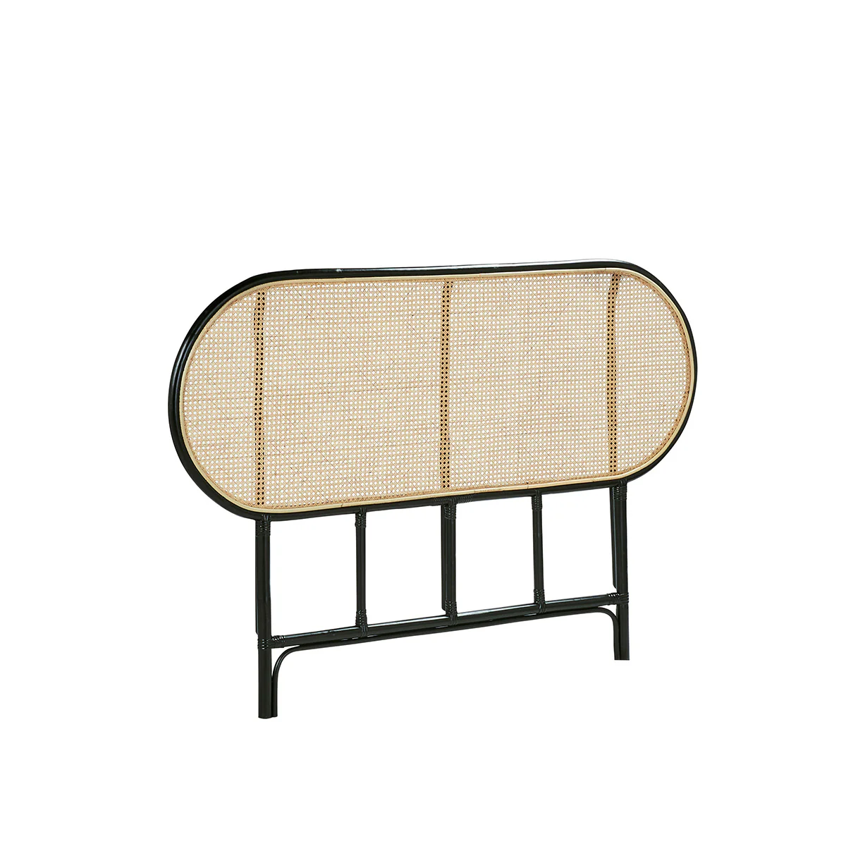 TĂȘte de lit en cannage et rotin 160 cm - Image 3