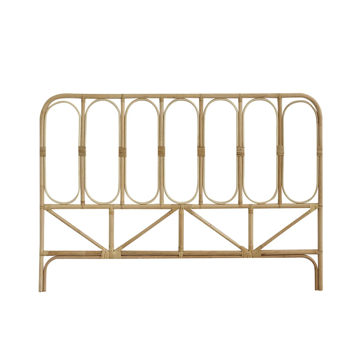 TĂȘte de lit en rotin 160 cm - Image 2